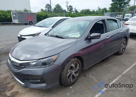 2016 Honda Accord Lx из США, поврежденный, VIN 1HGCR2F39GA114598